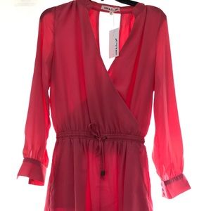 Adorable long sleeve / shorts romper ! Never worn